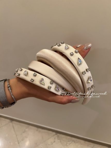 تل ساتن کرم سنگی کد 1010